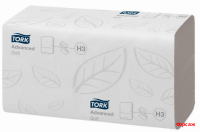 Полотенца бумажные листовые TORK Advanced (ZZ-сложение)(Н3), 2сл, Полотенца бумажные листовые TORK Advanced (ZZ-сложение)(Н3), 2сл,