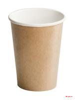 Стакан картонный б/п крафт 250 мл 50шт/20уп в кор