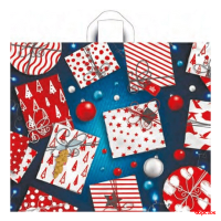 Пакет с петлевой ручкой 50х60-60мкм Яркие подарки (25/250) ТИКО