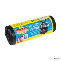 Мешки для мусора КРЕПАК 60 л. 20 шт Мешки для мусора КРЕПАК 60 л. 20 шт