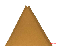 Подложка для куска пиццы 232х232х195х15 КРАФТ