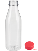 Бутылка 0,500 л МОЛОЧНАЯ с крышкой/