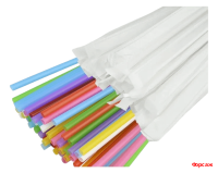 Соломка  MILK 0,7*24  250 шт. цветные