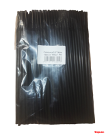 Соломка 0,5*24см черная 100шт. PS