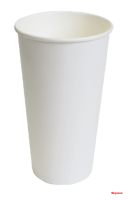 Стакан 500 мл для холодных напитков белый 50 шт./20