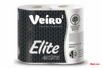 Т/бумага Veiro Elite Extra 4 х-сл. 4 шт. в упаковке/10