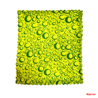 Салфетка Universal (микрофибра+губка) зеленая 17*19/400