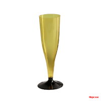 Бокал для шампанского (жёлтый) ФЛЮТЕ 6 шт./75