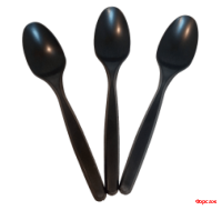 Ложка суповая  черная КРИСТАЛЛ 100/2200