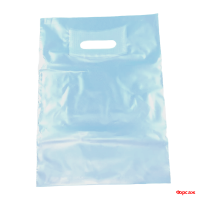 Пакет с вырубной ручкой 30х40-60мкм Прозрачный/50/500