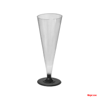 Бокал для шампанского  прозрачный 14 шт в уп /25уп в кор (350 шт в кор)