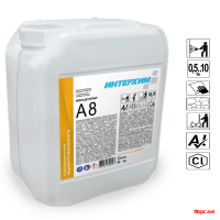 ИНТЕРХИМ Концентрат A8, 5л. Щелочное пенное моющее средство с содержанием активного хлора/ ИНТЕРХИМ Концентрат A8, 5л. Щелочное пенное моющее средство с содержанием активного хлора/