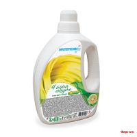 ИНТЕРХИМ 4 aqua enzyme, 2л с мерной крышкой. Средство для стирки/