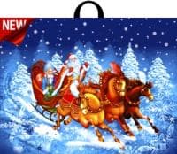 Пакет с петл. ручкой 71х55 (90)  НГ (Зимняя поездка)