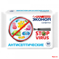 Салфетки влажные Эконом smart антисептические 60 шт./30