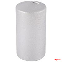 Свеча Deco Christmas Frozen 50*100 серебро/12