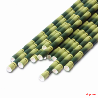 Бумажные трубочки 6*197 25шт бамбук/100