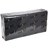 Салфетки «Папирус » однослойные 24х24 см Чёрные 400 шт сжатые