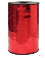 Лента подар.металлизированная 5мм/250м, красная
