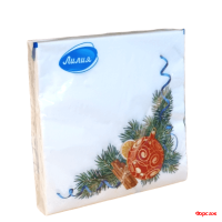 Салфетки Лилия 33х33, 20 шт., 2 сл. 