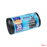 Мешки д/м 30 л 30 шт Крепак 11 мкм/ 30шт/50уп. в кор.