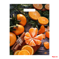 Пакет с вырубной ручкой 31х40, 60 мкм Аромат праздника 50/500 ТИКО Пакет с вырубной ручкой 31х40, 60 мкм Аромат праздника 50/500 ТИКО