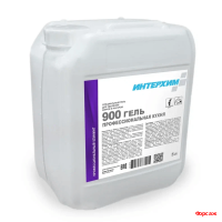 ИНТЕРХИМ 900 ГЕЛЬ ПРОФЕССИОНАЛЬНАЯ КУХНЯ, 5л. Специальный гель для удаления жиров и нагаров/