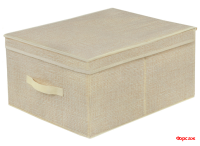 Коробка для хранения с ручкой, текстиль, размер: 40*50*25см
