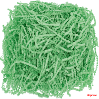Наполнитель бумажный 50 г, 3 мм, зеленый