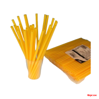 Соломка 0,8*25см для шейка желтая 135шт. PS/10