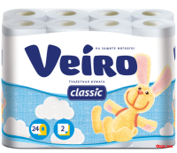 Тбумага Linia Veiro 2х-сл 24шт