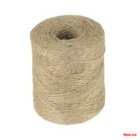 Шпагат джутовый 500м 2-нит 1,12ктекс/20 Шпагат джутовый 500м 2-нит 1,12ктекс/20
