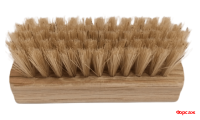 Щетка д/обуви 10 см дерево, нат. светлый волос, 56 пуч.