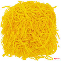 Наполнитель бумажный 50 г, 3 мм, горчичный