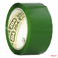 Скотч 48мм * 66м. зеленый  Nova Roll  /36