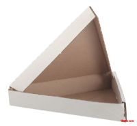 Коробка под пиццу треугольная, 220х220х220х35 мм,