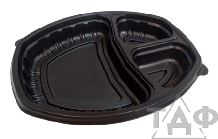 Контейнер Ланч-бокс СпК-257-3 чёрный 2