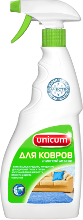 UNICUM Ср-во д/чистки ковров и мяг.мебели 500мл/12