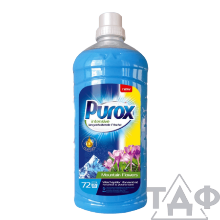 Purox mountain flowers - кондиционер ополаскиватель для белья концентрированный 1,8л/1