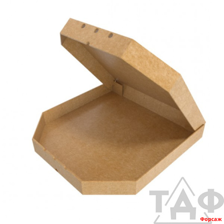 Коробка для пиццы 355*355*40 со скошенными углами КРАФТ