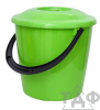 Ведро 10 л  цветное с крышкой