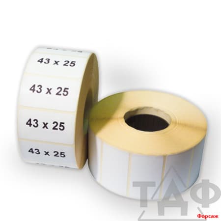 43х25 Термоэтикетки 1000шт.
