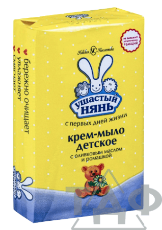 УШАСТЫЙ НЯНЬ Крем-мыло с эк.Ромаш. 90гр. 10485