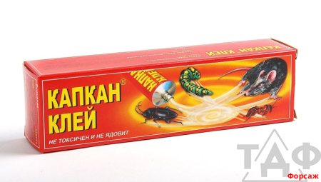 Клей от грызунов и насекомых Капкан 135г/60