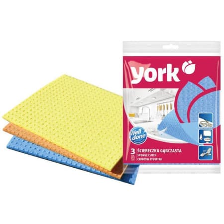 Салфетка ''YORK'' (Губч.) 3 шт.