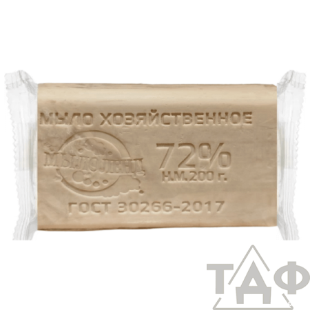 Мыло хозяйственное 72% 200г. Уфа/66