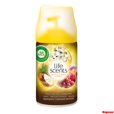Автоматич.освеж.возд. AIR WICK З/Б Райское наслаждение 250мл/6