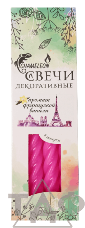 Свеча Витая Ваниль 4 шт