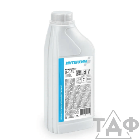 ИНТЕРХИМ Концентрат U-Gel, 1л. Гель-концентрат универсального средства очистки/