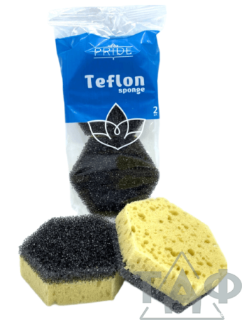Губка бытовая TEFLON 2 шт/40